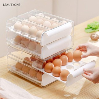 TOPBEAUTY กล่องพลาสติก สําหรับเก็บไข่ในตู้เย็น