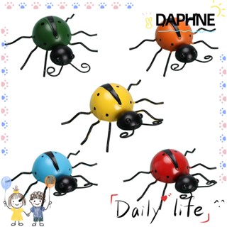 Daphne รั้วโลหะ รูปแมลงเต่าทองน่ารัก สําหรับตกแต่งผนัง สวน กลางแจ้ง