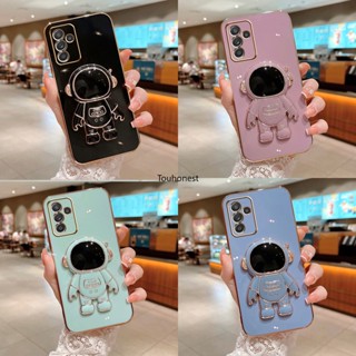 เคส Samsung Galaxy A14 เคส Samsung A23 เคส Samsung A25 Casing Samsung A52 Case Samsung S23 FE Case Samsung M14 Case Samsung M54 Case Samsung F14 Case Luxury Cute Silicone 3D Astronaut Stand Phone Cover Cassing Cases Case โทรศัพท์มือถือ ซิลิโคน