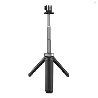 Fw TELESIN GP-MNP-092-X  Mini Action Camera Extendable Selfie Stick Tripod Handheld Photography Bracket Desktop Stand Replacement for  10/9 / Insta360 One R/ Osmo Action Serie