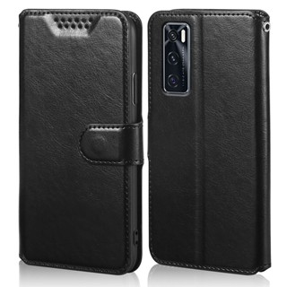 เคสโทรศัพท์หนัง PU แบบฝาพับ พร้อมช่องใส่บัตร สําหรับ Vivo V20 SE V2025 Y70