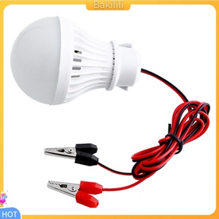 {Bakilili} หลอดไฟฉุกเฉิน LED 12V 5W แบบพกพา สําหรับตั้งแคมป์ ล่าสัตว์