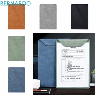 Bernardo คลิปบอร์ด หนัง PU ขนาด A4 5 สี ทนทาน สําหรับเขียนเมนู