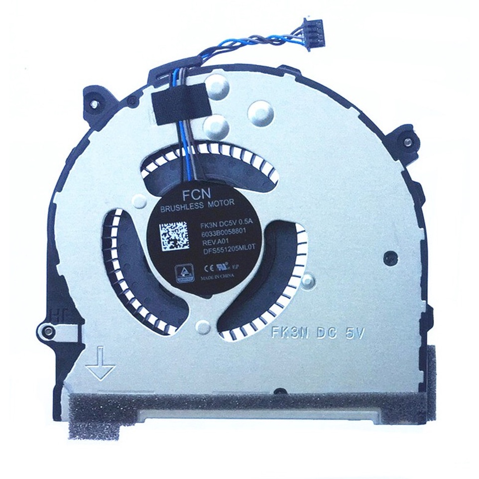 พัดลมระบายความร้อน cpu ใหม่สําหรับ HP ProBook 640 G4 645 G4 L09537-001 DFS551205ML0T FK3N EG75050S1-