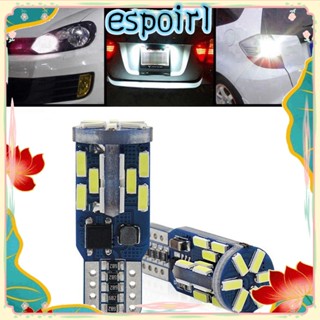 Espo หลอดไฟ LED 4014 30SMD 12V สีขาว สําหรับติดป้ายทะเบียนรถยนต์ 2 ชิ้น