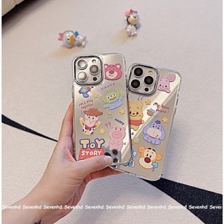 เคสป้องกันโทรศัพท์มือถือ แบบนิ่ม ชุบไฟฟ้า กันกระแทก ลายครอบครัว Winnie สําหรับ iPhone 14 13 12 11 Pro Max