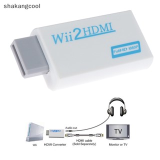 Shakangcool อะแดปเตอร์แปลงเสียง Wii เป็น HDMI 2HDMI Full HD สําหรับ PC HDTV SGL 1 ชิ้น