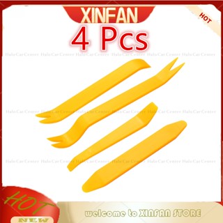 Xinfan 【พร้อมส่ง】ชุดเครื่องมือถอดแผงชะแลงสเตอริโอ คุณภาพสูง สําหรับซ่อมแซมรถยนต์ 4 ชิ้น ต่อชุด