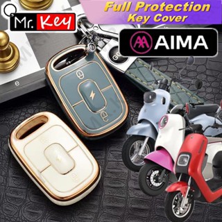 【Mr.Key】เคสกุญแจรถมอเตอร์ไซค์ สําหรับ Aima Electric Aima Electric Scooter