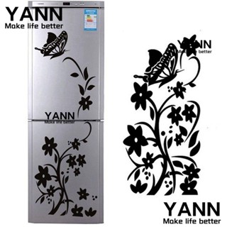 Yann1 สติกเกอร์ ลายผีเสื้อ สร้างสรรค์ สําหรับตกแต่งบ้าน ตู้เย็น