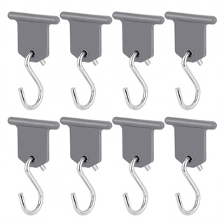 [SIP-ISHOWMAL-TH]Hook Rack 4 Cm In Length 4 X 3.7 Cm 8PCS Camper For Caravan Hangers Light-New In 8-