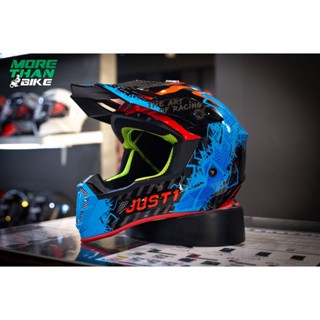 JUST1 J38 MASK BLUE RED BLACK GLOSS