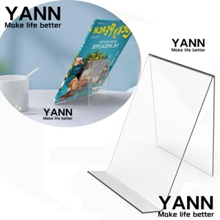 Yann1 ชั้นวางหนังสือ แท็บเล็ต ซีดี อะคริลิค DIY 6x4 นิ้ว