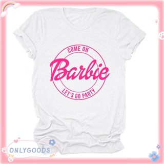 Only เสื้อยืดคอกลม แขนสั้น ผ้าฝ้าย ลาย Bachelorette สไตล์ฮาราจูกุ สําหรับตุ๊กตาบาร์บี้