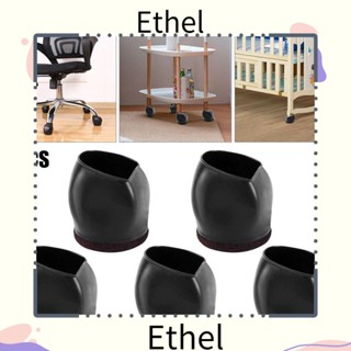 Ethel1 แผ่นรองขาเก้าอี้ เก้าอี้คอมพิวเตอร์ 5 ชิ้น