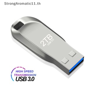 Strongaromatic แฟลชไดรฟ์โลหะ 2TB Usb 3.0 2TB ความเร็วสูง 1TB กันน้ํา TYPE-C