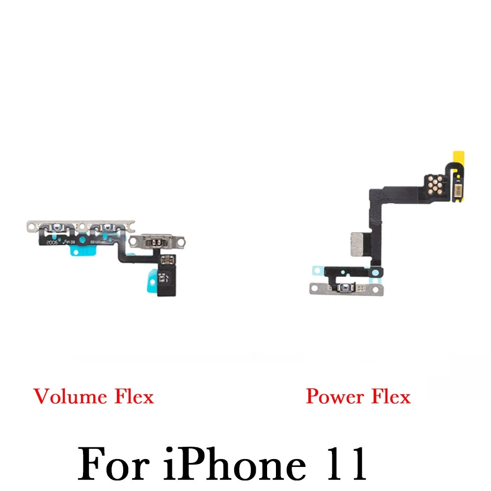 สายแพปุ่มปรับระดับเสียง คีย์บอร์ด เสียงเงียบ แบบเปลี่ยน สําหรับ iPhone 11 12 Mini Pro Max thumbnail 7