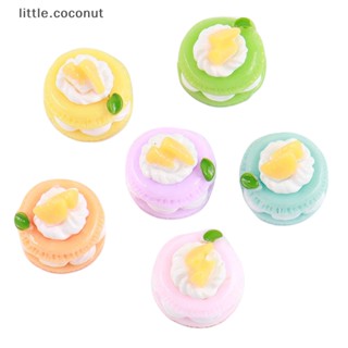 [little.coconut] โมเดลเรซิ่น ฉากอาหารจิ๋ว สําหรับตกแต่งบ้านตุ๊กตา 5 ชิ้น