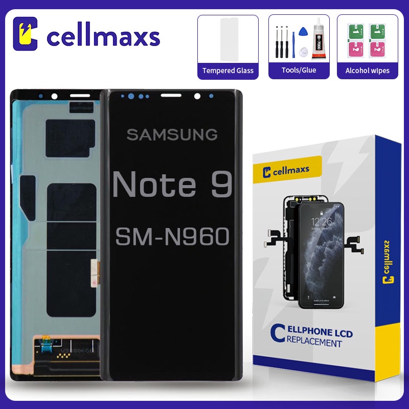 สําหรับ SAMSUNG Galaxy Note 9 N960 N960U N960F/DS LCD หน้าจอสัมผัสพร้อมกรอบ