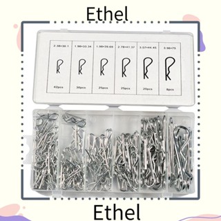 Ethel1 ชุดหมุดล็อก สเตนเลส ชุบสังกะสี 6 ขนาด ทนทาน สําหรับล็อก 150 ชิ้น