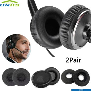 Uniis แผ่นครอบหูฟัง แบบนิ่ม สําหรับ Plantronics C3225 3220 320 3210 H251 261 2 คู่