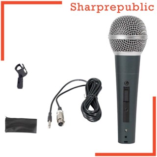 [Sharprepublic] สายเคเบิลไมโครโฟน XLR พร้อมสวิตช์เปิด ปิด พร้อมสายเคเบิลไดนามิก 9.84 ฟุต สําหรับร้องเพลงปาร์ตี้