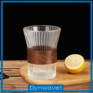 [Dynwave1] แก้วกาแฟใส ปากกว้าง แนวตั้ง สมูทตี้ สําหรับออฟฟิศ ห้องครัว