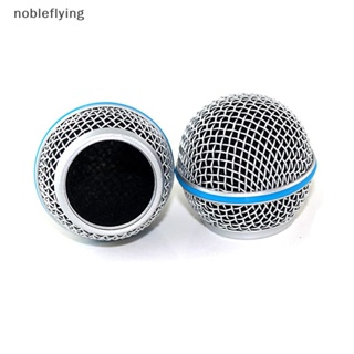 Nf กระจังครอบหัวไมโครโฟน แบบตาข่ายโลหะ DIY อุปกรณ์เสริม สําหรับ Shure beta58a nobleflying