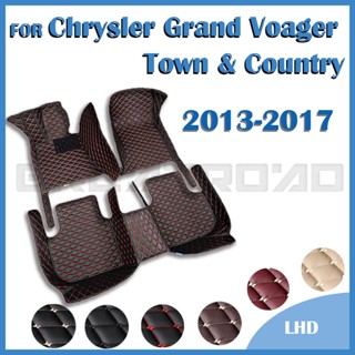 Rhd พรมปูพื้นรถยนต์ สําหรับ Chrysler Grand Voager/ Town &amp; Country 2013-2016 2017