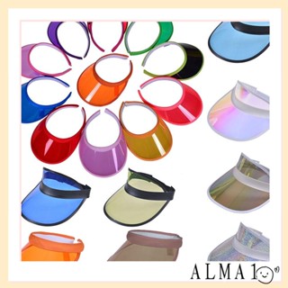 Alma หมวกเบสบอลเปล่า สีโปร่งใส เหมาะกับฤดูร้อน อุปกรณ์เสริม สําหรับเล่นกีฬา