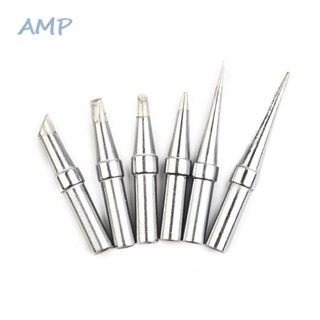 ⚡NEW 8⚡Soldering Iron Tips Metalworking Supplies Replacement Silver Industrial