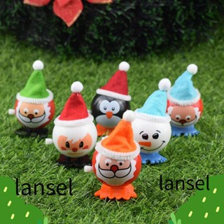 Lansel ของเล่นไขลาน รูปซานตาคลอส สโนว์แมน ของขวัญคริสต์มาส