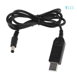 Will พาวเวอร์บูทแรงดันไฟฟ้า ปรับได้ สําหรับ QC 3 0 USB เป็น DC 12V 1 5A