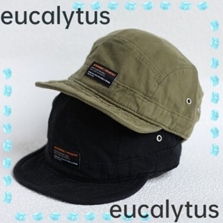 Eucalytus1 หมวกเบสบอล ปีกสั้น ปรับได้ สไตล์เรโทร