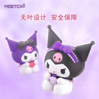 พัดมือถือ รูปการ์ตูน Sanrio Kuromi Kuromi น่ารัก ของเล่นสําหรับเด็ก