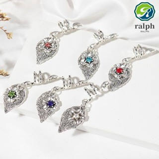 Ralph จี้แหวนผม, ลูกปัดถักเปีย แบบเกลียว, กิ๊บติดผมตกแต่ง, จี้ใบไม้ เร็กเก้ ชาร์ม เดรดล็อก ลูกปัด ผู้หญิง / เด็กผู้หญิง / เด็ก