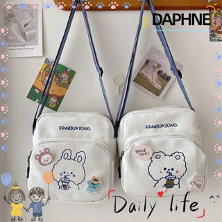 Daphne กระเป๋าสะพายไหล่ ขนาดเล็ก พิมพ์ลายการ์ตูนน่ารัก สําหรับเด็กผู้หญิง