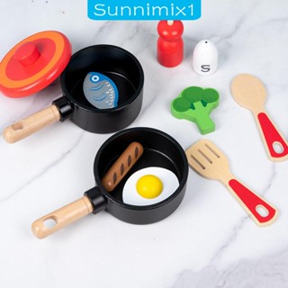 [Sunnimix1] ของเล่นอาหาร เสมือนจริง สําหรับเด็กผู้ชาย และเด็กผู้หญิง 11 ชิ้น