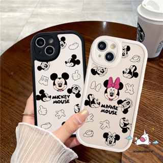 เคสโทรศัพท์มือถือ Tpu แบบนิ่ม ลายการ์ตูนมิกกี้ มินนี่ เมาส์ กันกระแทก สําหรับ IPhone 7Plus X 11 13 12 14 Pro Max 7 6s 8 6 Plus XR XS Max SE 2020