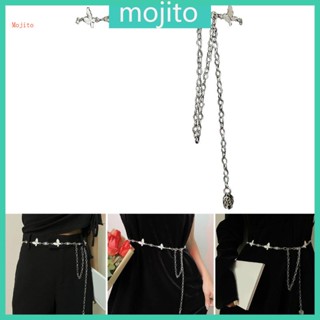 Mojito สายโซ่คล้องเอว ประดับพู่ผีเสื้อ หรูหรา สําหรับผู้หญิง