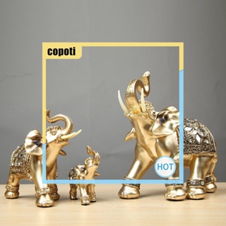 Copoti รูปปั้นเรซิ่น รูปช้างฮวงจุ้ย สําหรับตกแต่งบ้าน