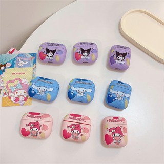 เคสซิลิโคน เคส Airpods Pro2 AirPods Pro Airpods3 gen3 AirPods2 Cartoon คุโรมิ Kuromi &amp; เมโลดี้ Melody &amp; ซินนาม่อนโรล Cinnamoroll Soft Silicone Case