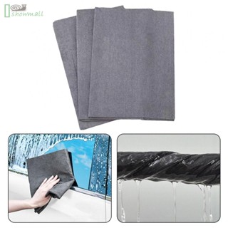 [ISHOWMAL-TH]Cleaning Towel 3Pcs CAR WASH Set Cleaning Tool Mirror Wiping Rag Towel-New In 8-