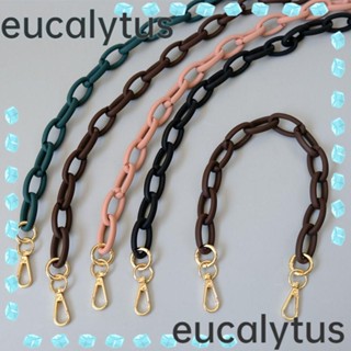 Eucalytus1 สายคล้องกระเป๋า อะคริลิคเรซิ่น หลากสี ถอดออกได้ แฟชั่นสําหรับผู้หญิง