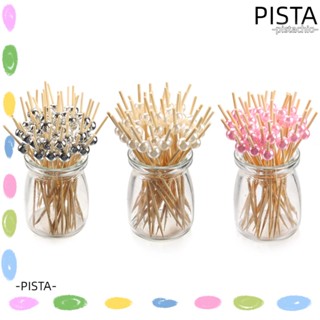 Pista ไม้เสียบผลไม้ ไข่มุก สําหรับเทศกาลค็อกเทล บาร์ ห้องครัว