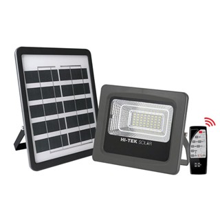 JC Mart  โคมฟลัดไลท์โซล่าเซลล์ LED 60W DL HI-TEK รุ่น HFSF00060D สีเทา