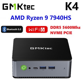 Gmktec K4 Mini Pc AMD Ryzen 9 7940HS DDR5 NVME PCIE 5600MT/S SSD Max 5.2GHz Windows 11 Pro 6 คอมพิวเตอร์เล่นเกม