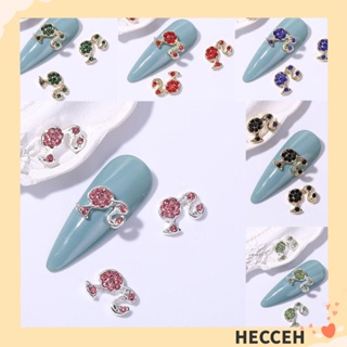 Hecceh สติกเกอร์คริสตัล พลอยเทียม กลิตเตอร์ สีทอง สีเงิน สําหรับตกแต่งเล็บ ตุ๊กตาบาร์บี้ 20 ชิ้น