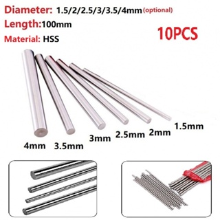 ⚡NEW 8⚡Round Bar High Hardness Lathe Tool Metric Straight Shank 10pcs Durable