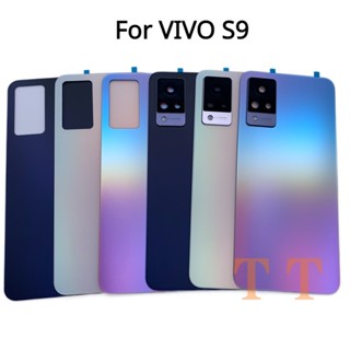 ใหม่ ฝาครอบแบตเตอรี่ ด้านหลัง พร้อมเลนส์กล้อง สําหรับ VIVO S9 V2072A